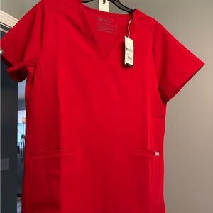 Figs Women's Red Top